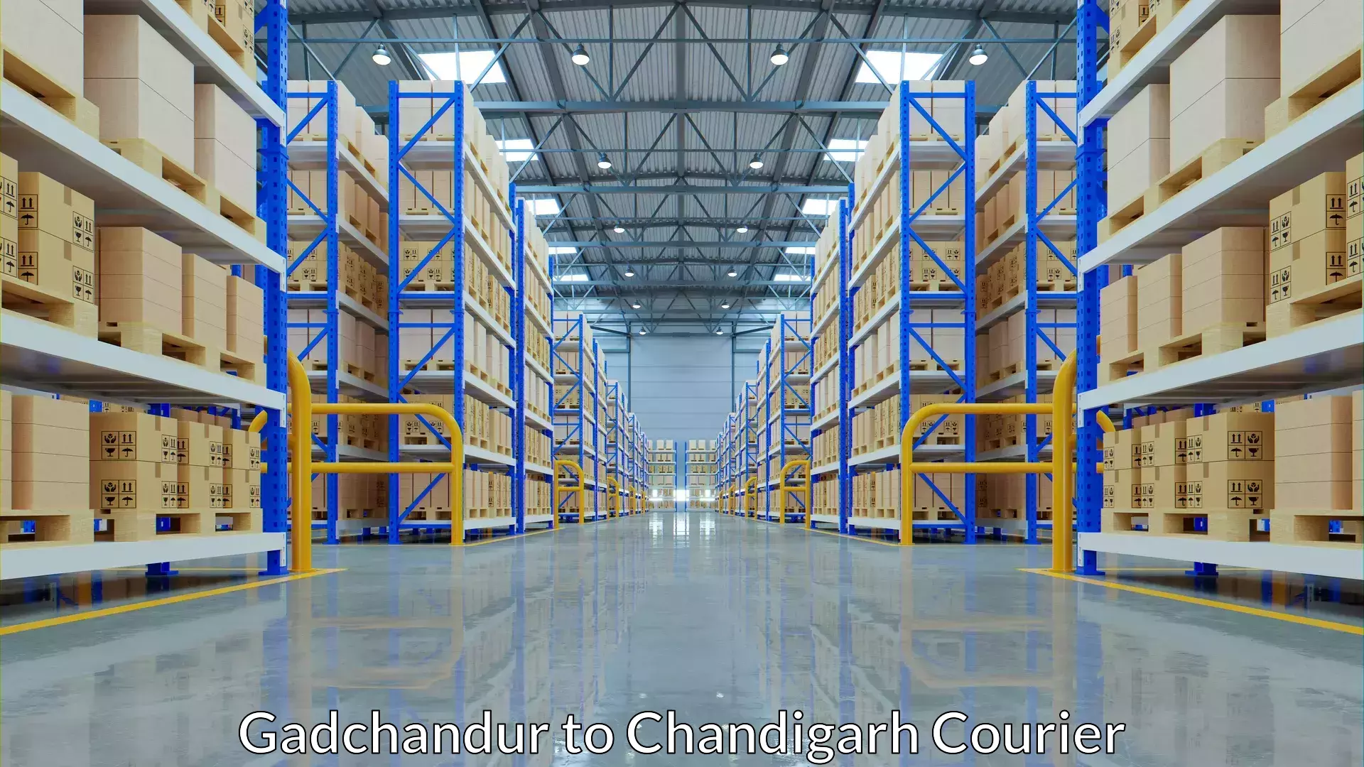 Specialized courier services Gadchandur to Chandigarh