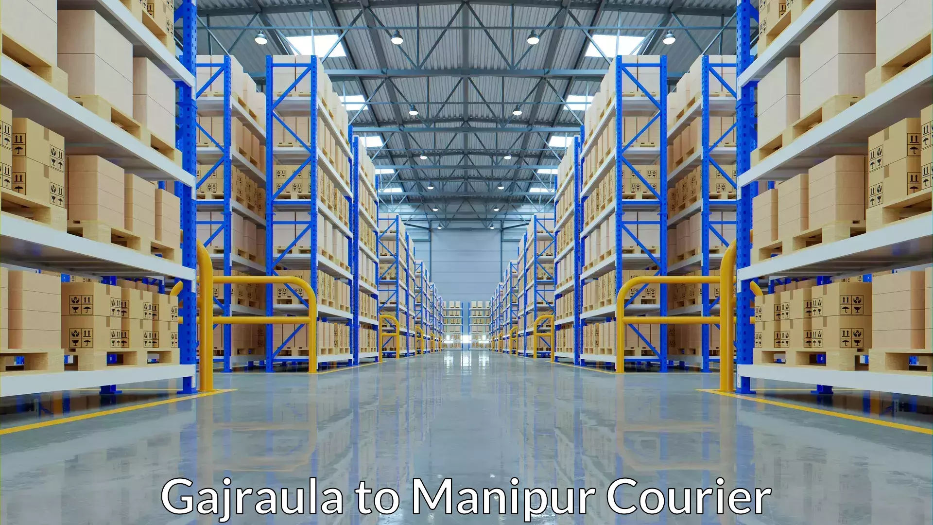 Parcel delivery automation Gajraula to Manipur