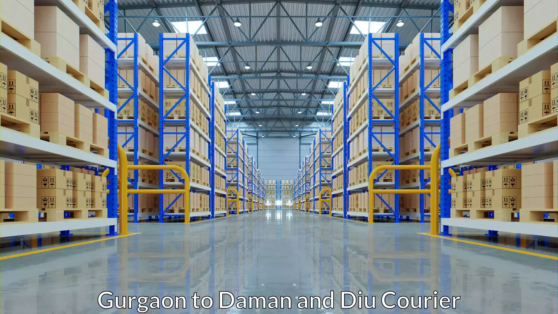 International logistics Gurgaon to Diu