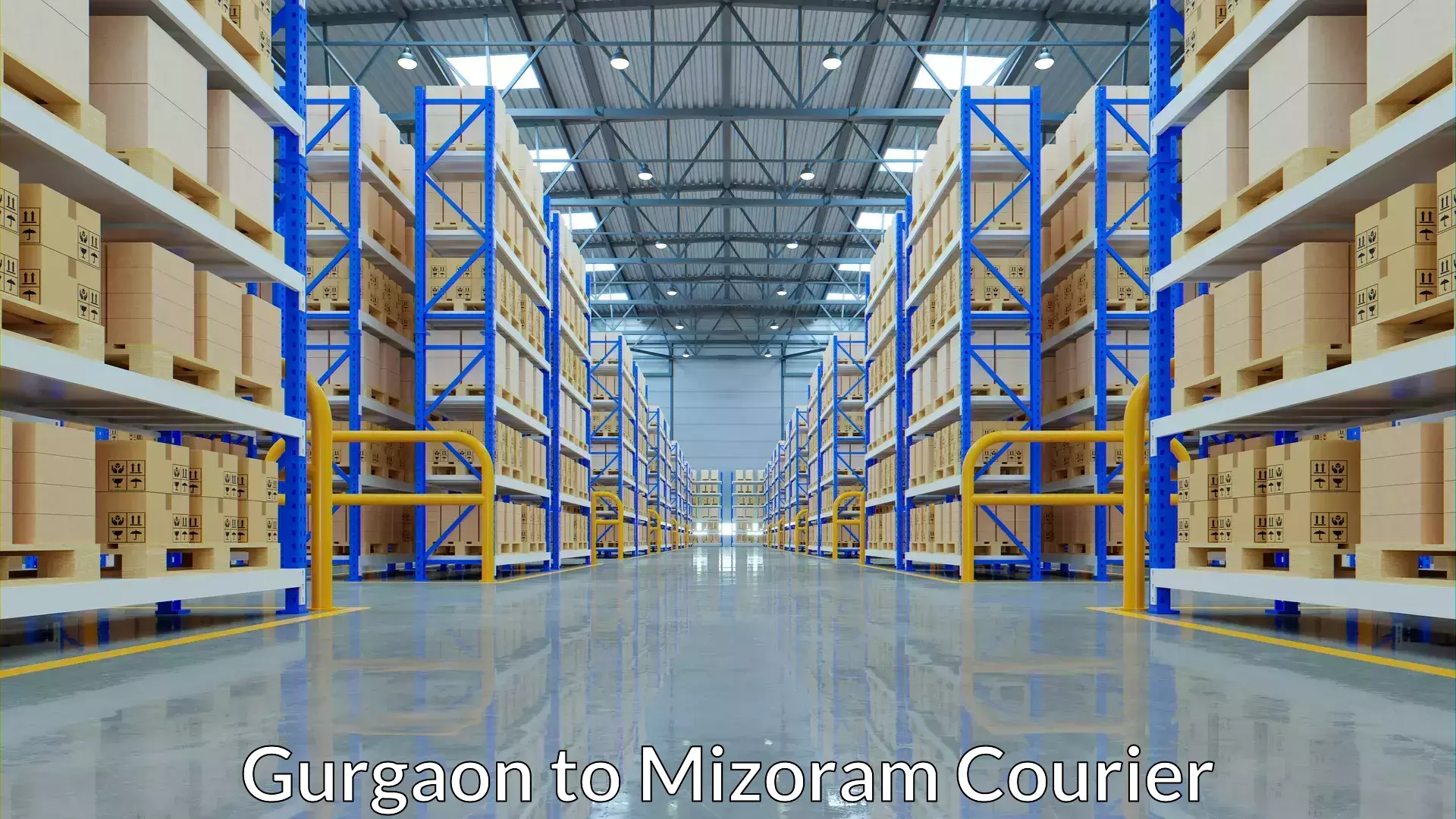 Discount courier rates Gurgaon to Mizoram University Aizawl