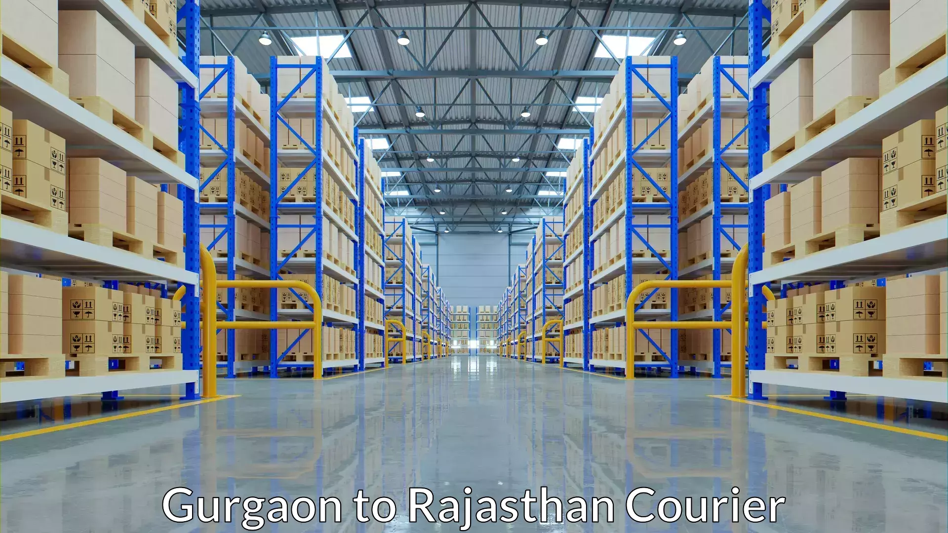 Parcel service for businesses Gurgaon to Hanumangarh