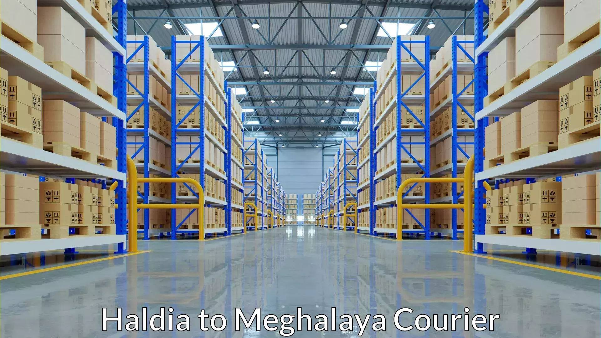 Efficient shipping operations Haldia to Meghalaya