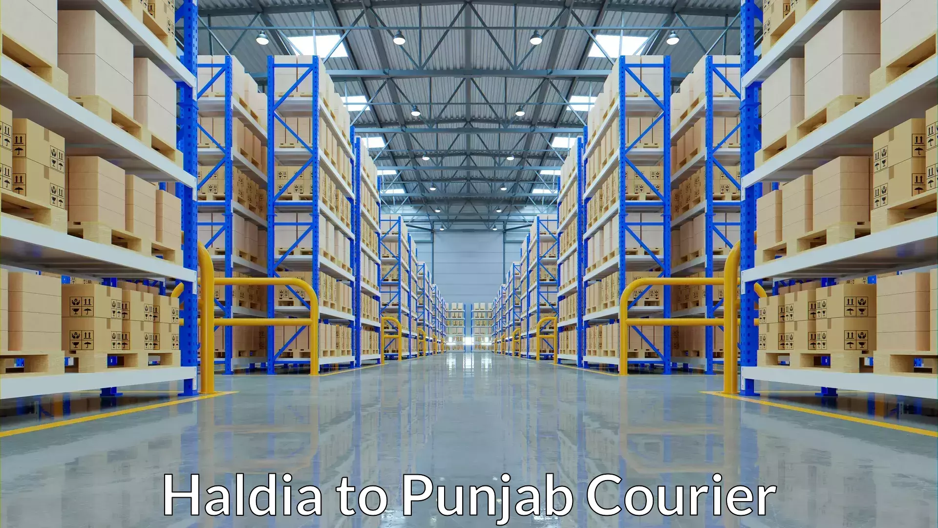 Courier service innovation Haldia to Punjab