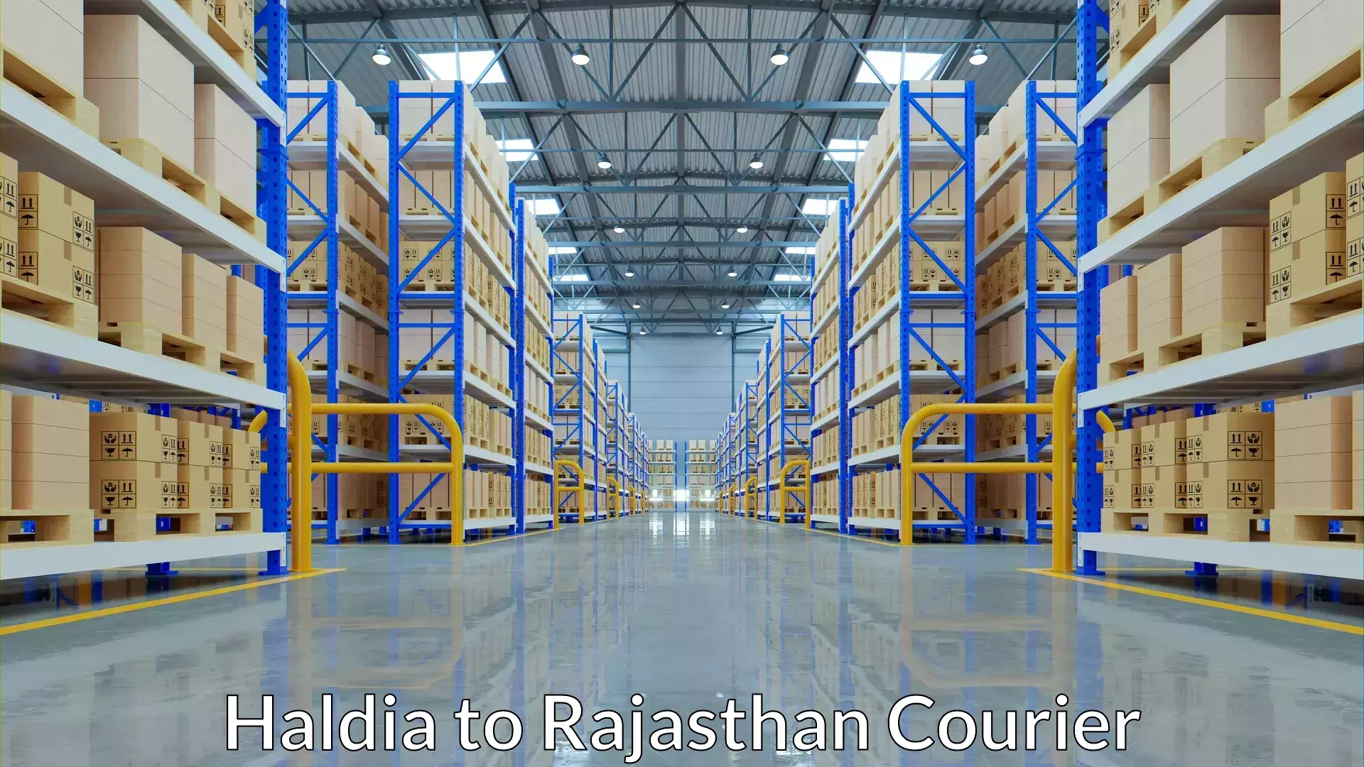 Courier service partnerships Haldia to Ramgarh Sikar