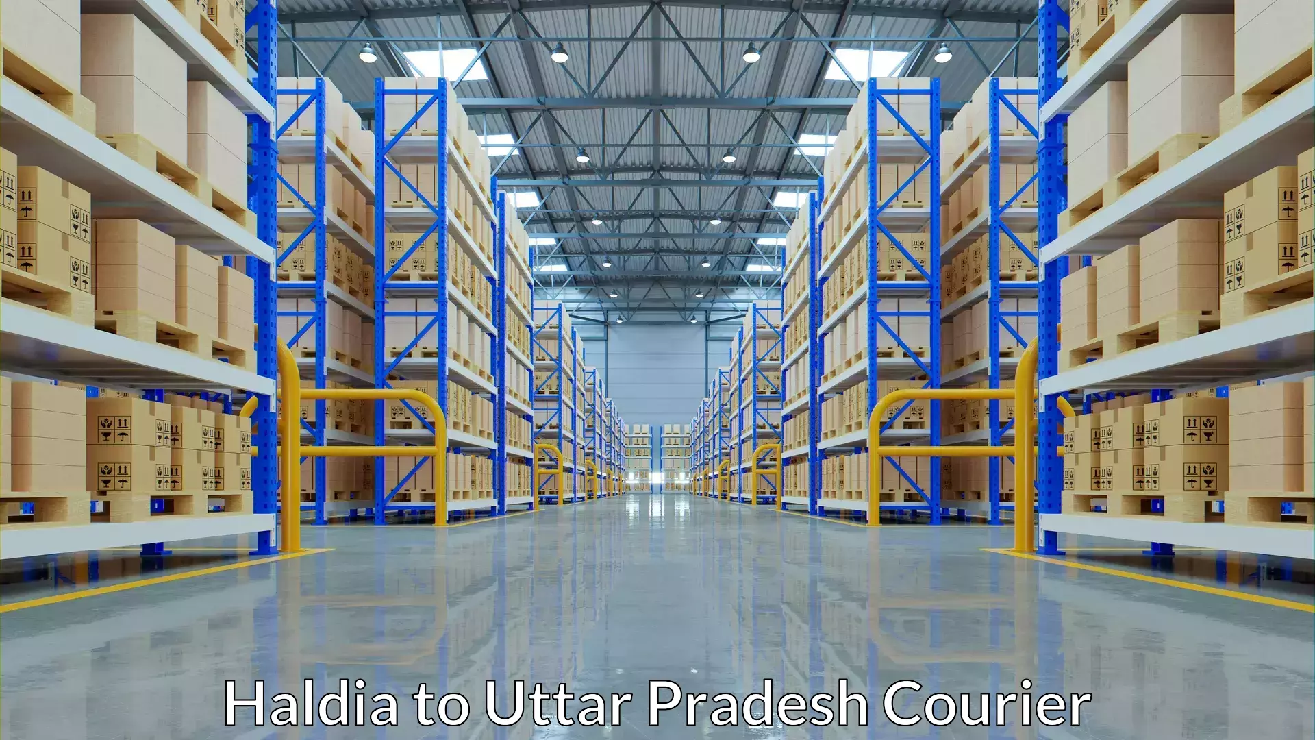 Advanced shipping services Haldia to Uttar Pradesh