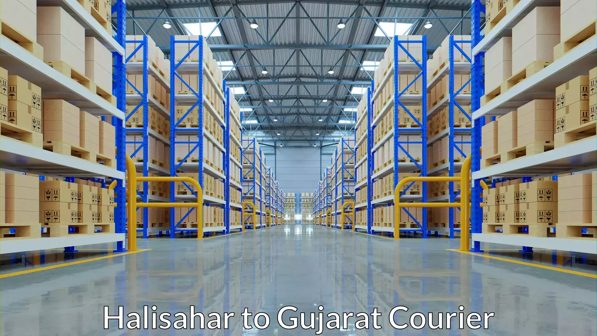 Pharmaceutical courier Halisahar to Manavadar