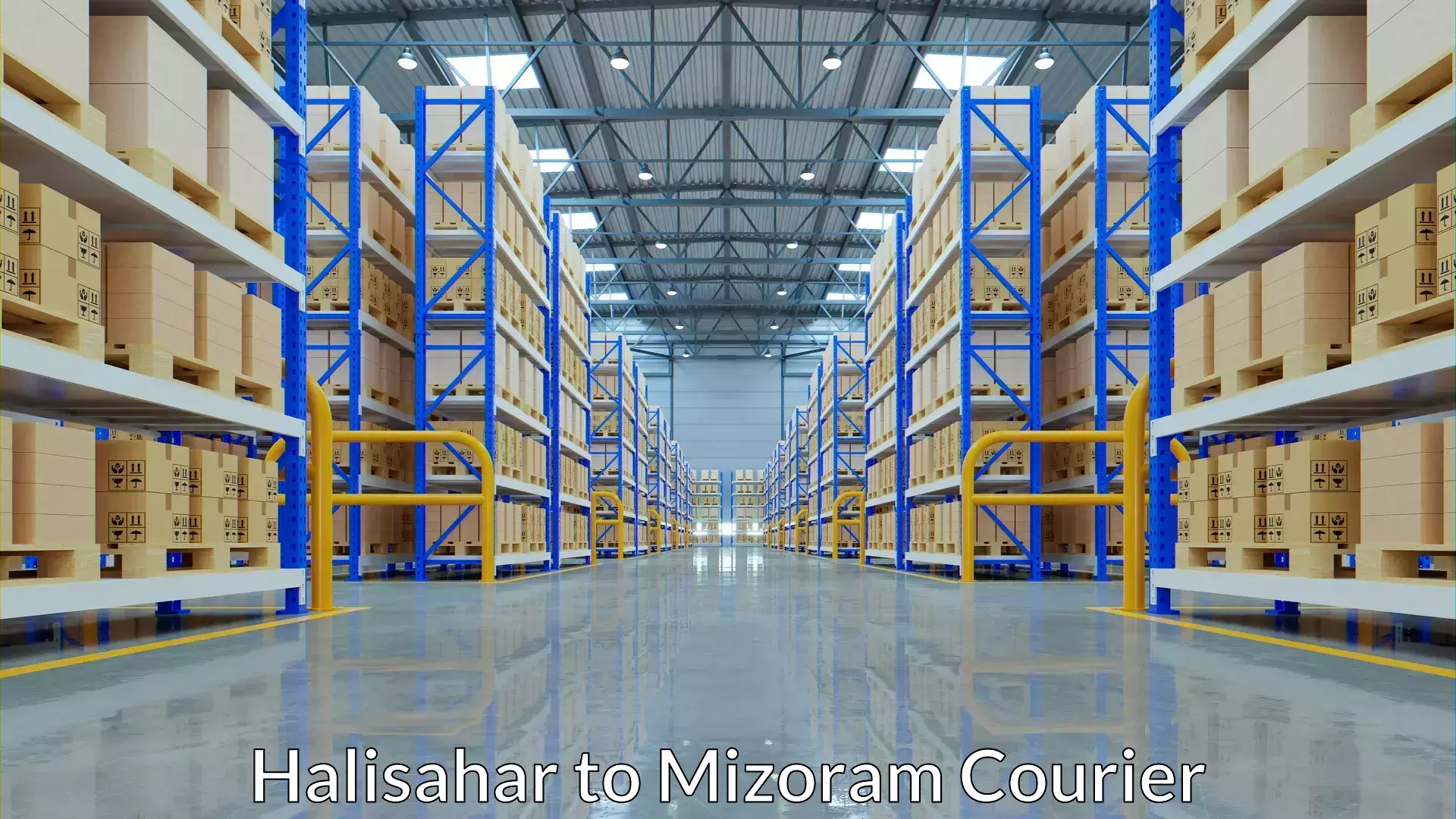 Cross-border shipping Halisahar to Mizoram