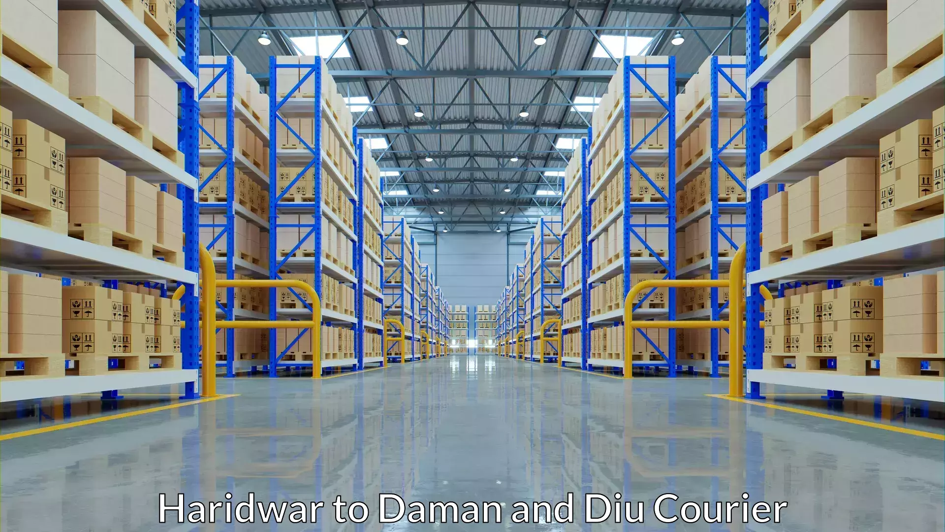 Affordable shipping rates Haridwar to Diu