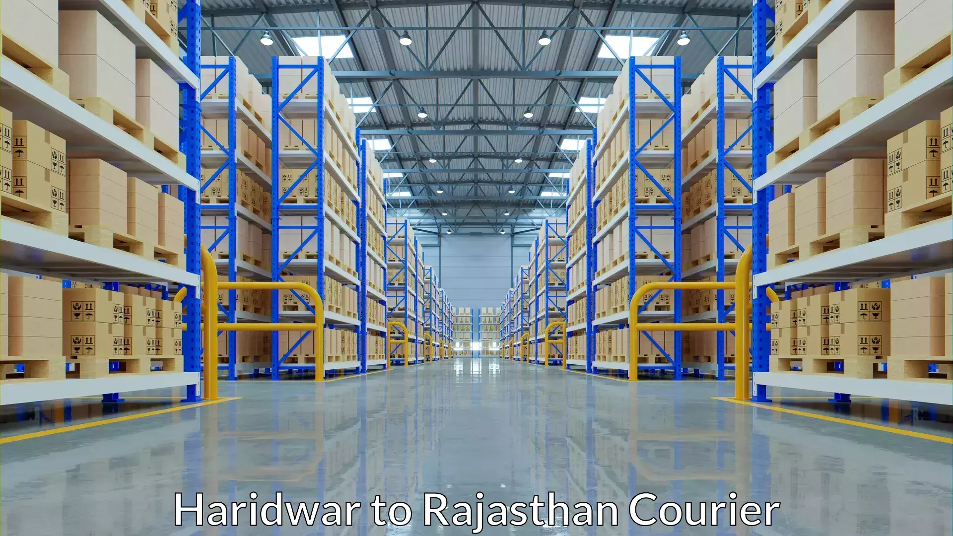 Cost-effective courier options Haridwar to Laxmangarh