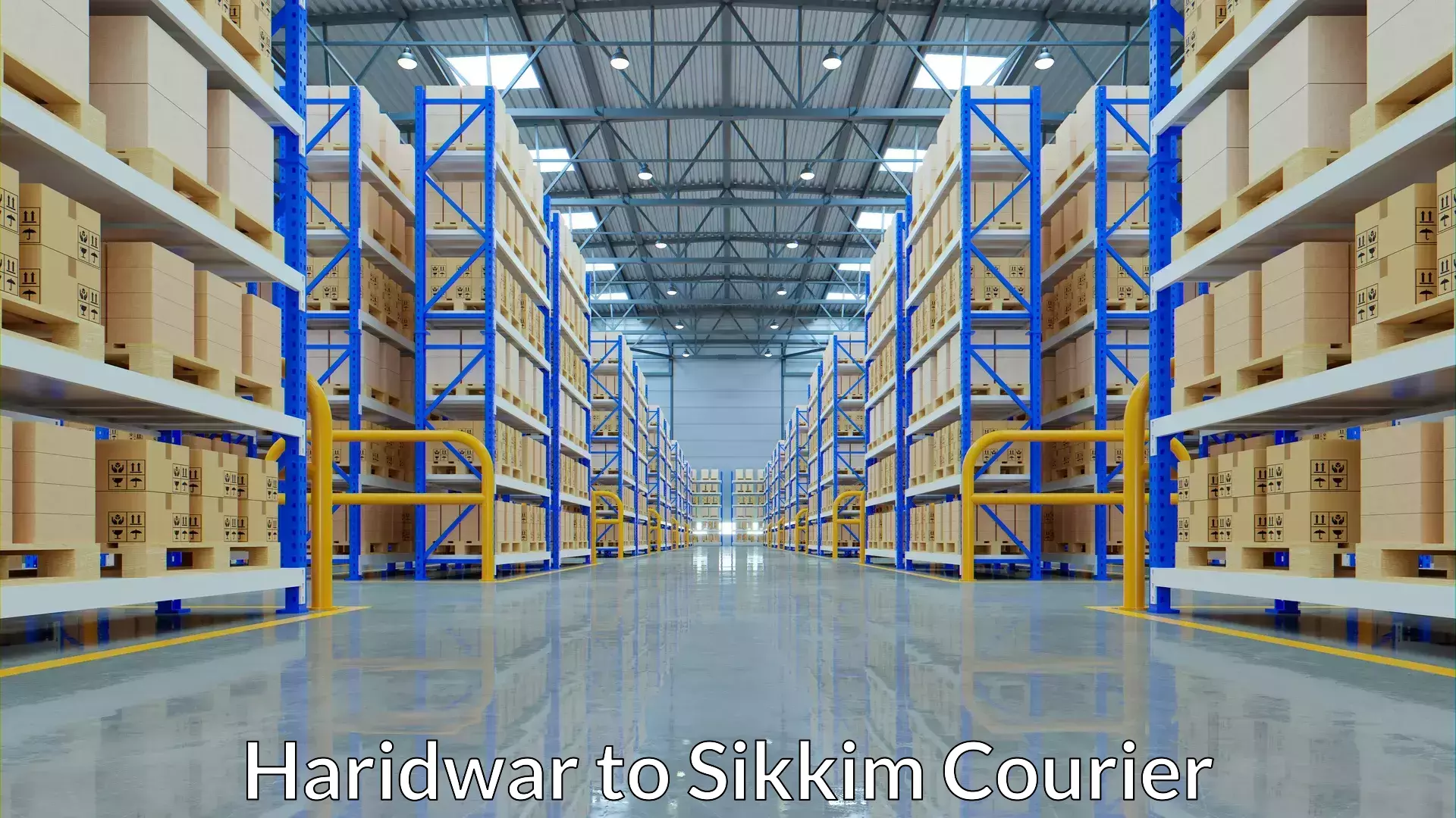 Business courier solutions Haridwar to Sikkim