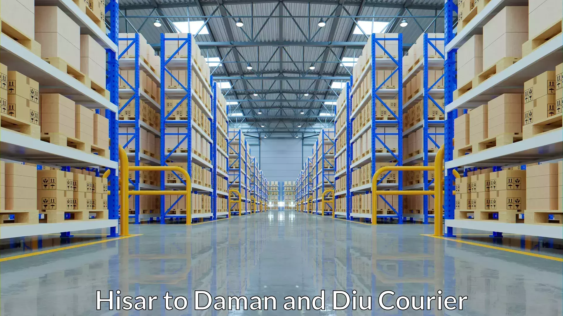 Logistics management Hisar to Daman and Diu