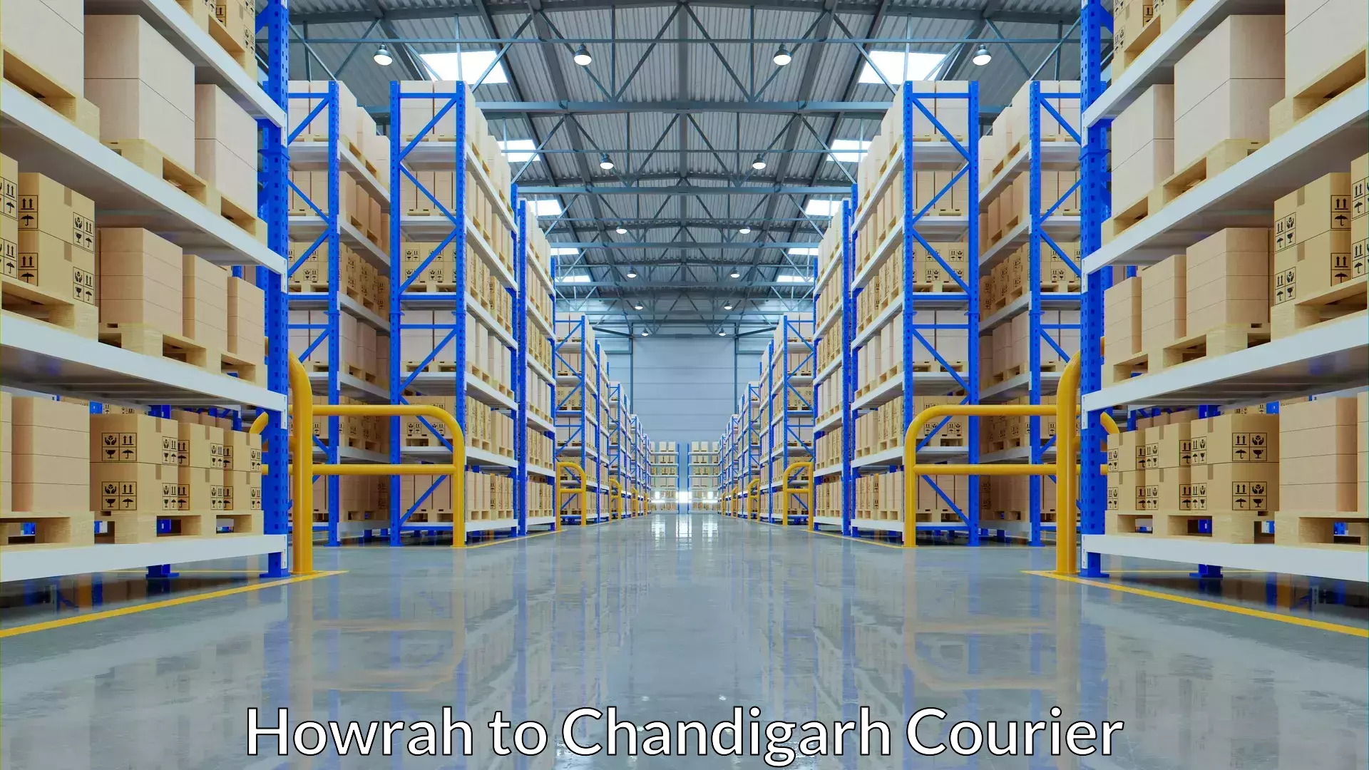 Courier service partnerships Howrah to Panjab University Chandigarh