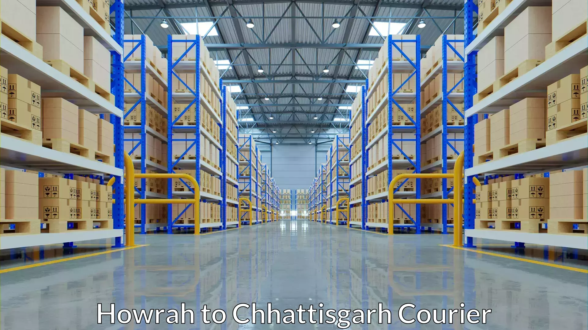 Heavyweight shipping Howrah to Chhattisgarh