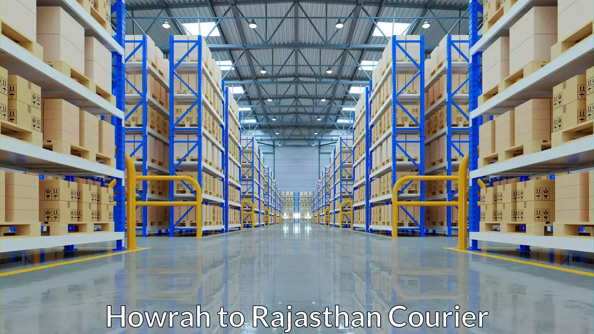 Efficient parcel service in Howrah to Bijainagar