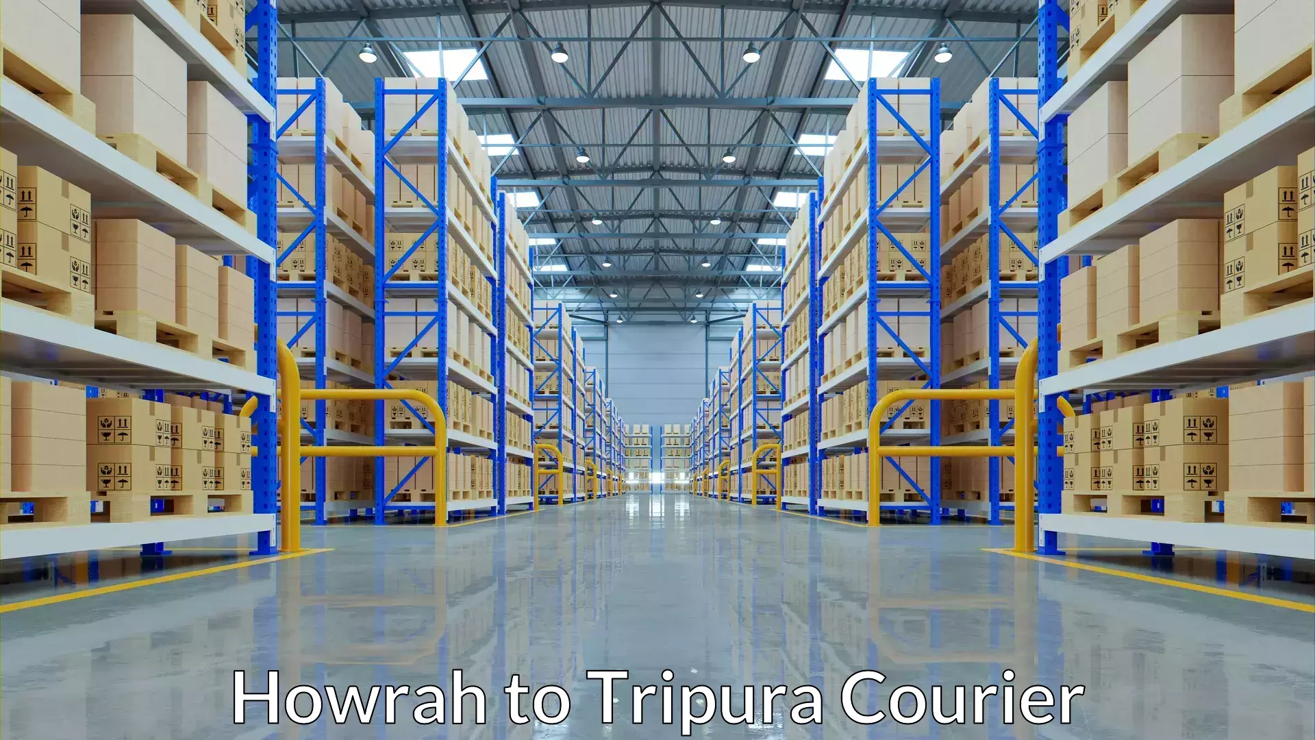 Business courier solutions in Howrah to Teliamura