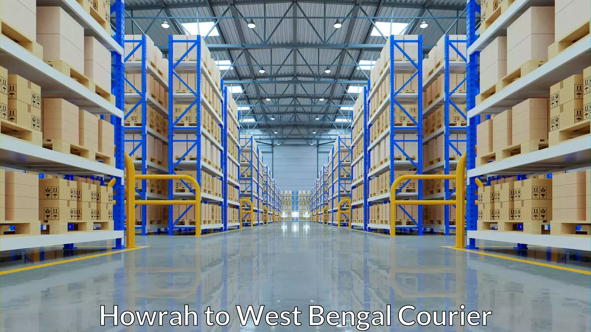 Reliable courier services Howrah to Manteswar