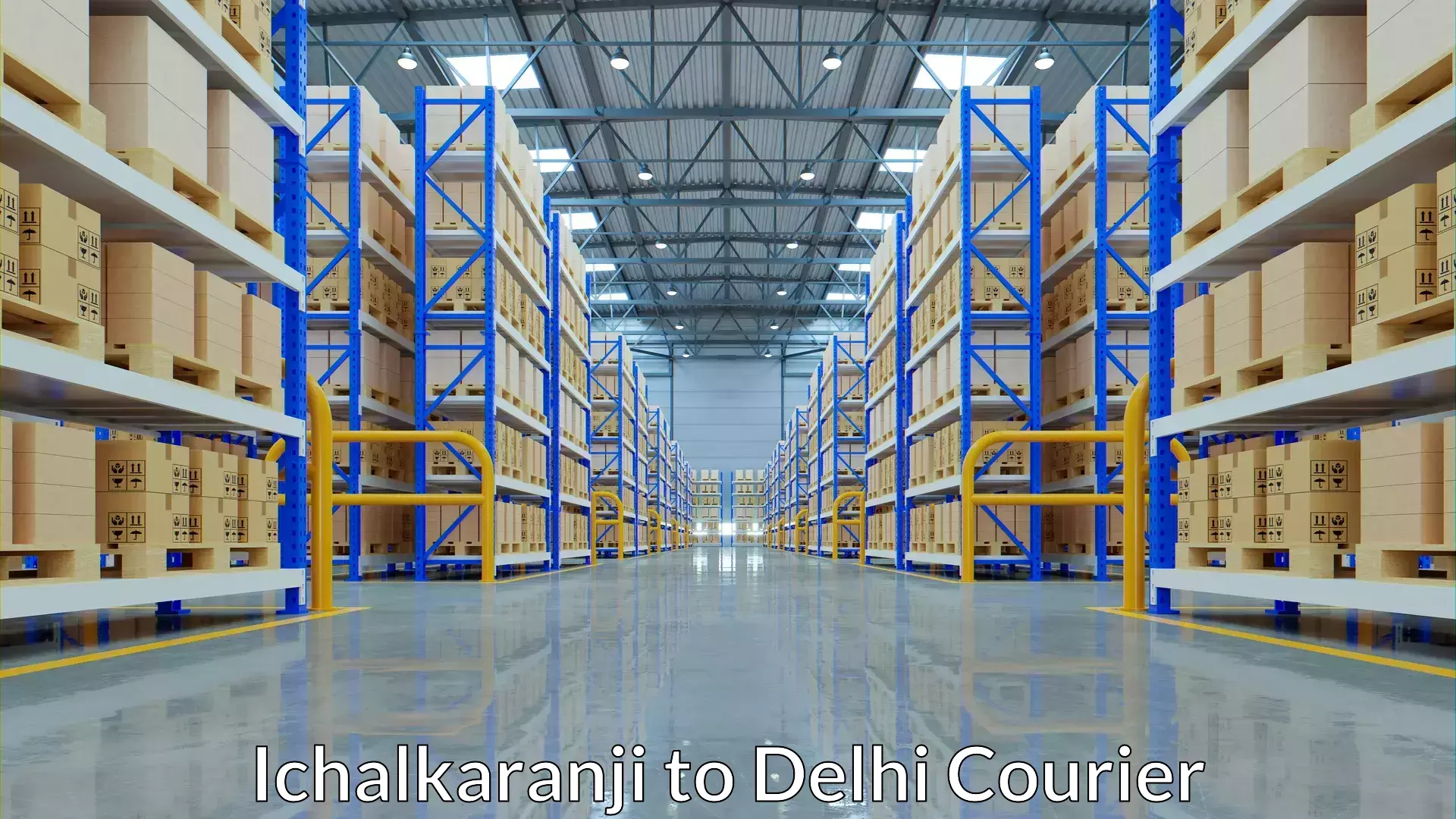 Trackable shipping service Ichalkaranji to East Delhi