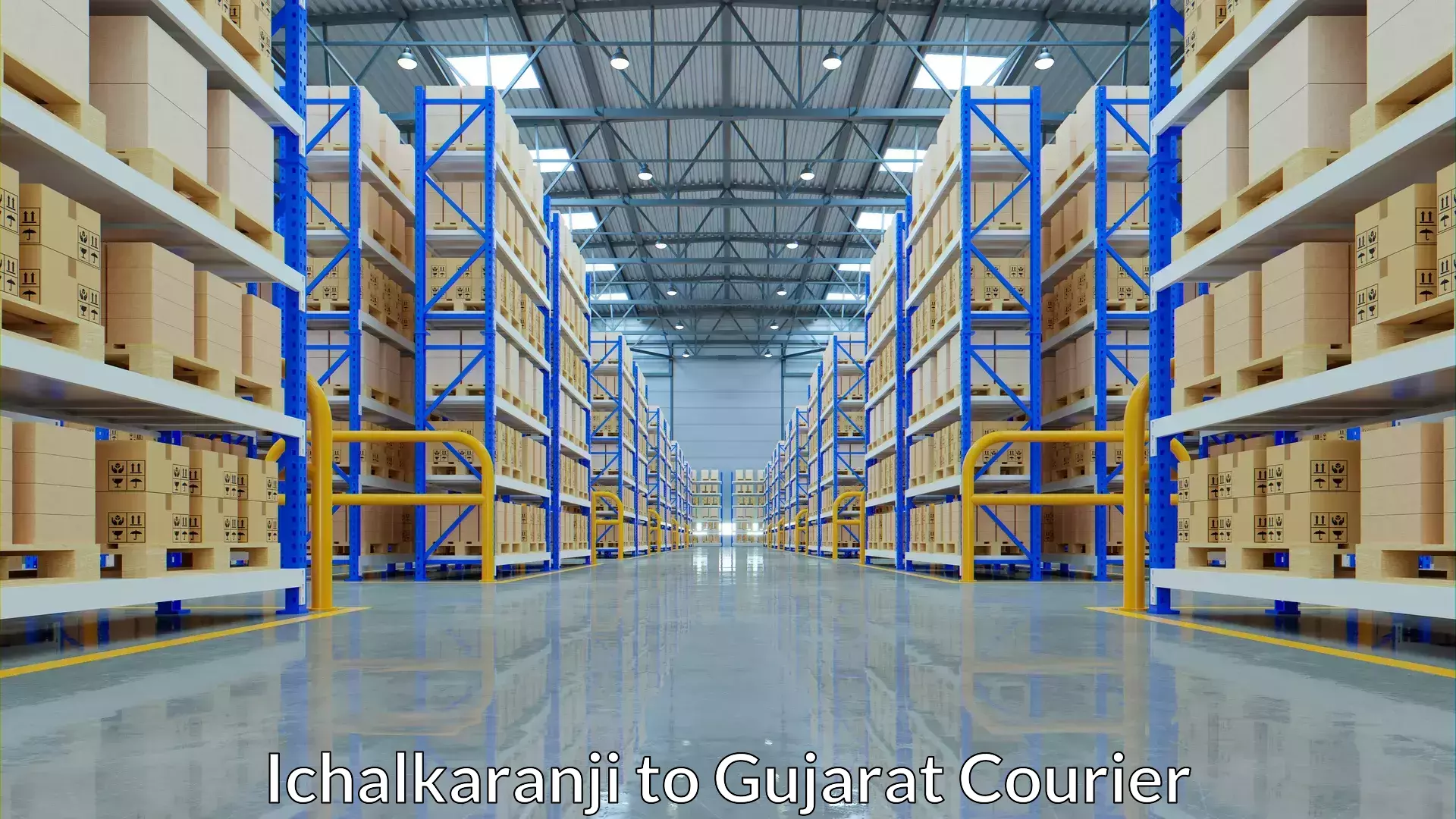 Corporate courier solutions Ichalkaranji to Gujarat