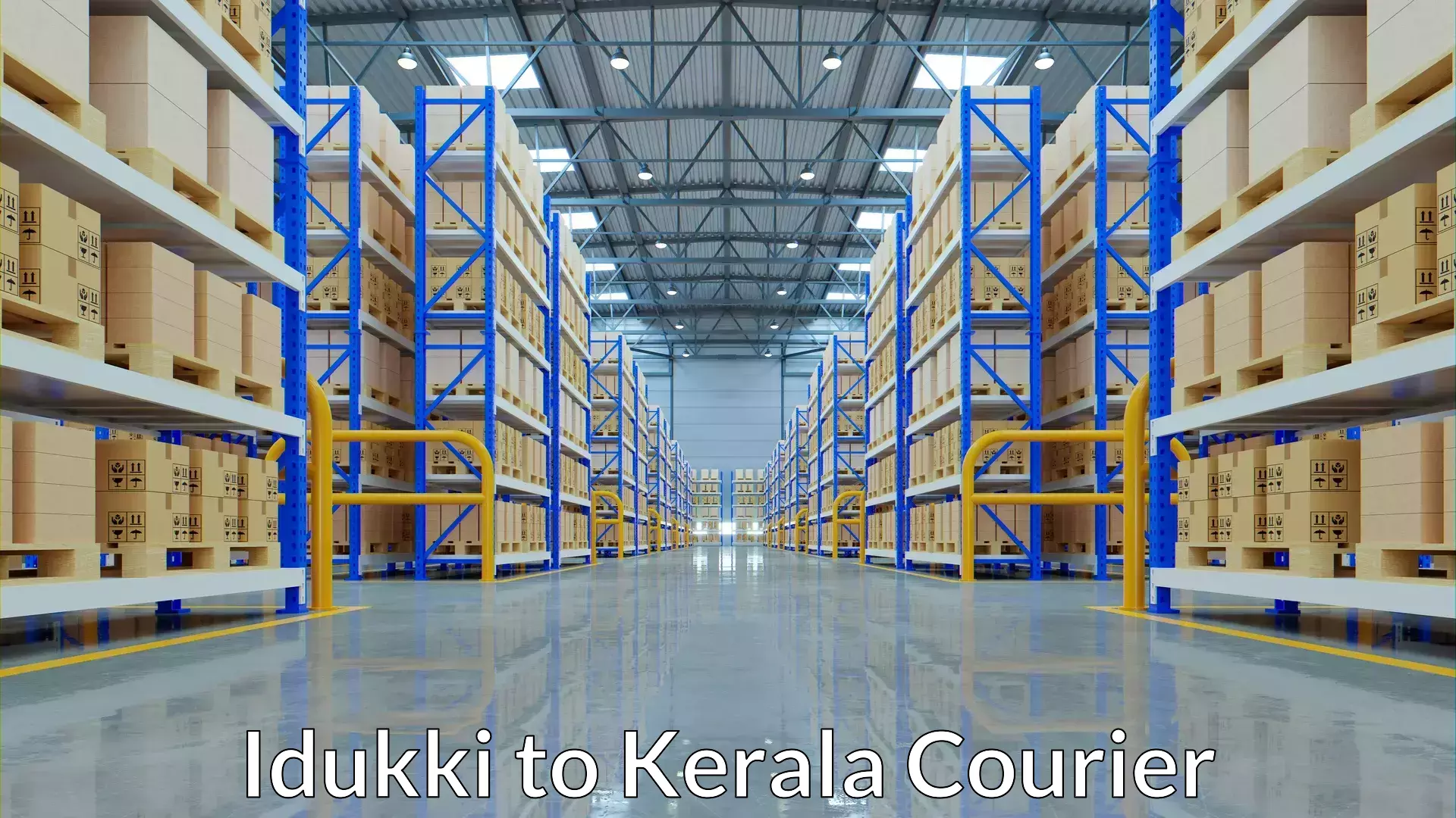 Online courier booking Idukki to Kanjirapally