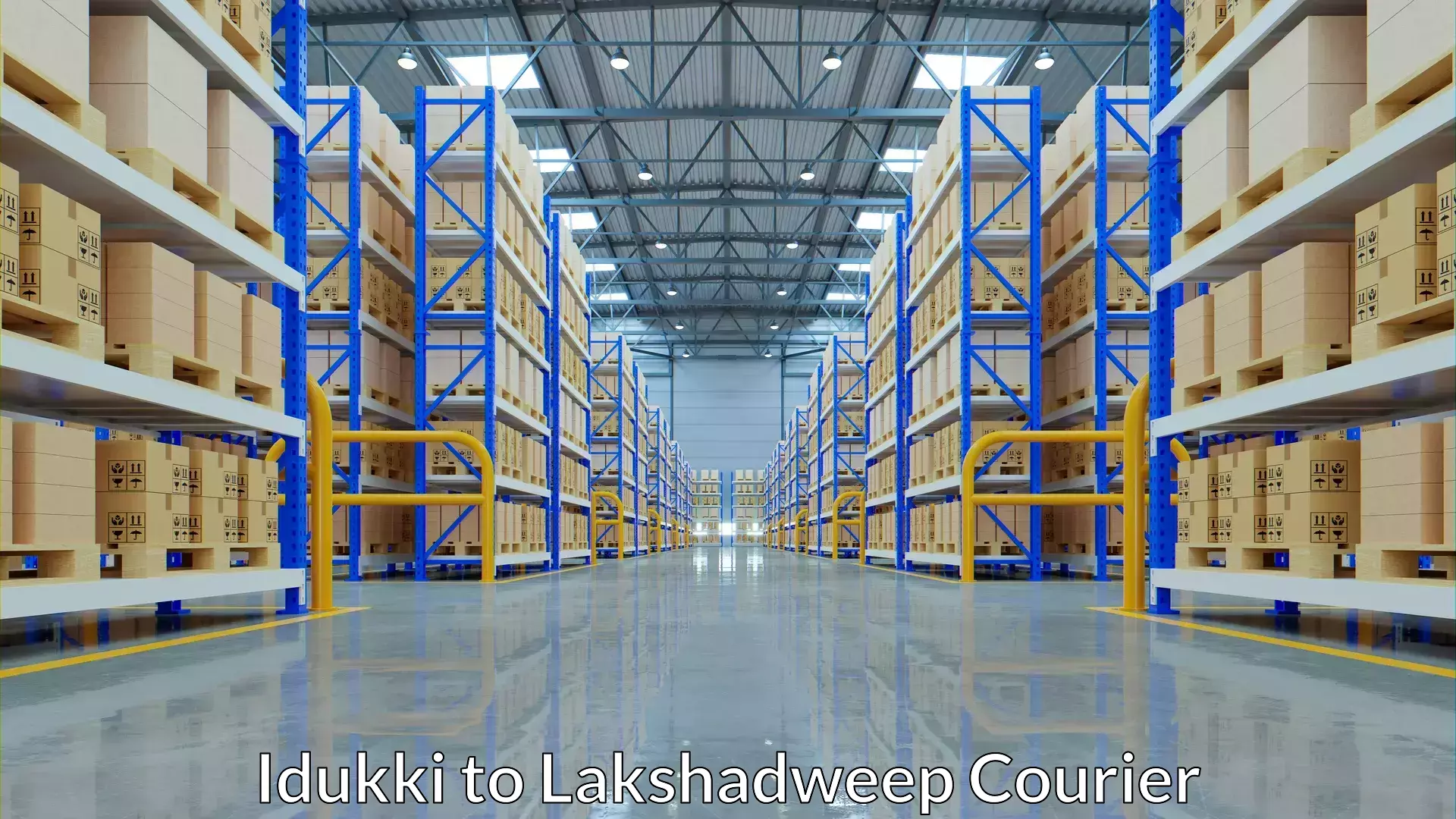 Return courier service Idukki to Lakshadweep