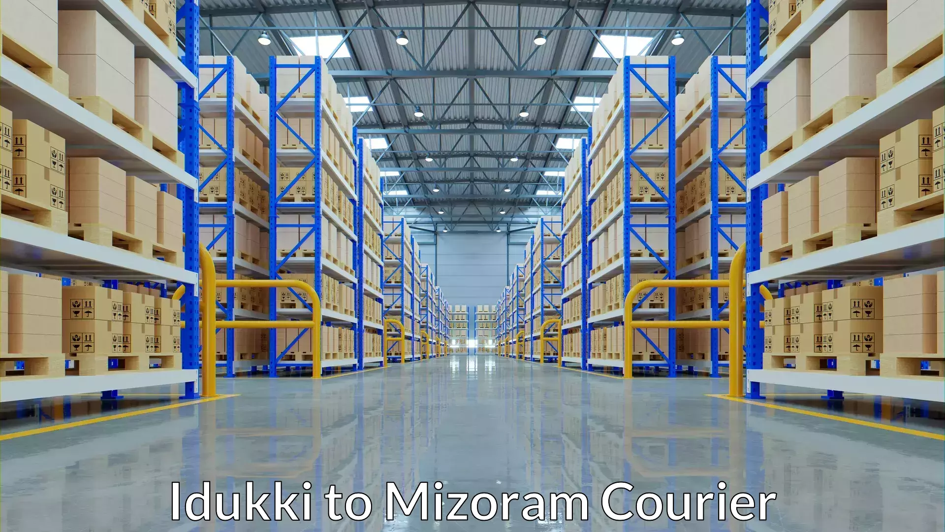 Innovative courier solutions Idukki to Mizoram University Aizawl