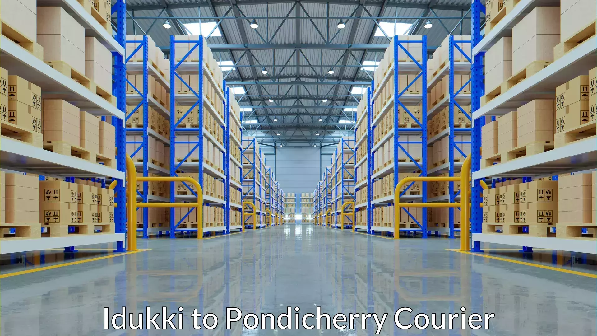 Secure freight services Idukki to Pondicherry University