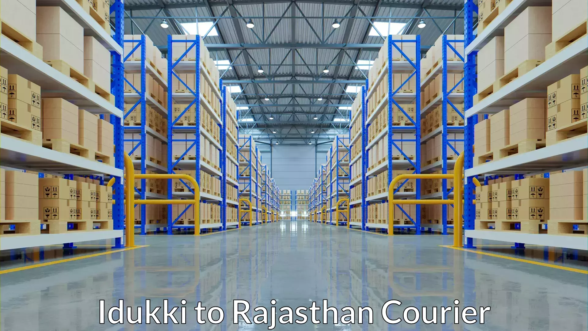 Comprehensive shipping services in Idukki to Bhawani Mandi