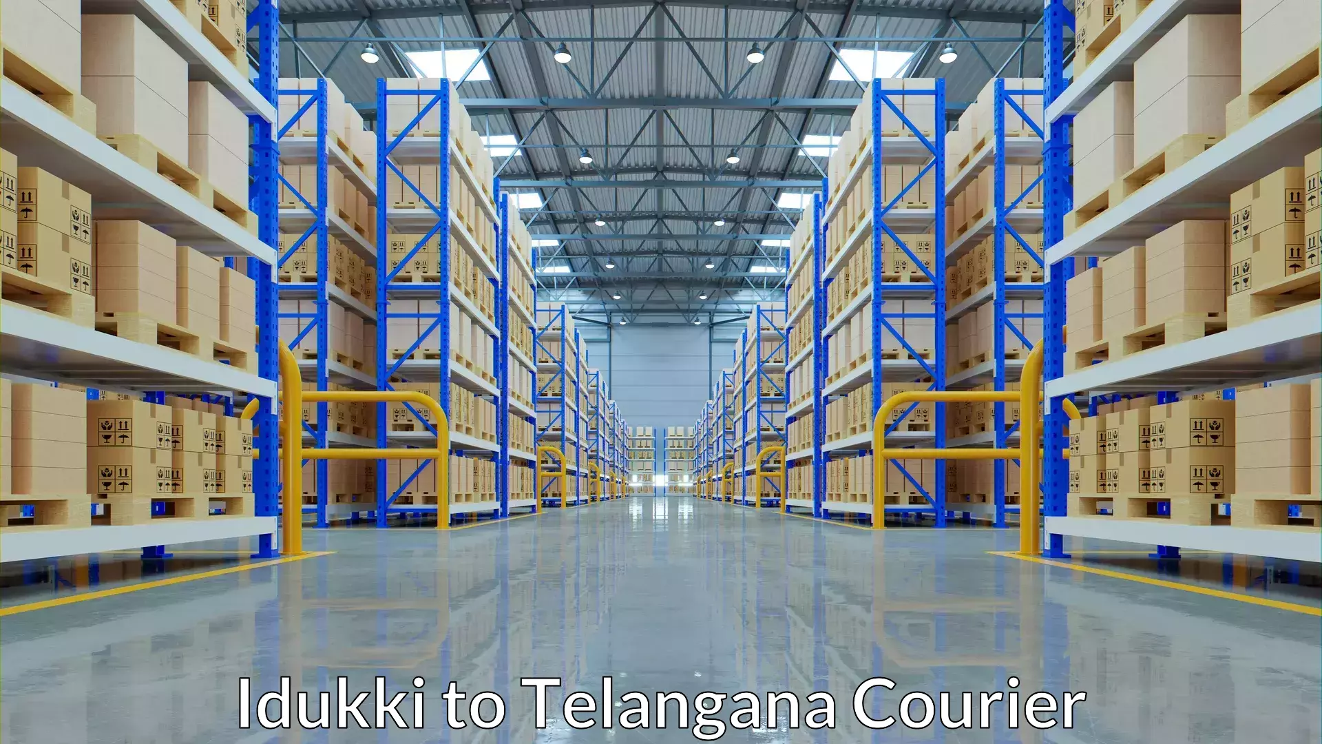 E-commerce logistics support Idukki to Hyderabad