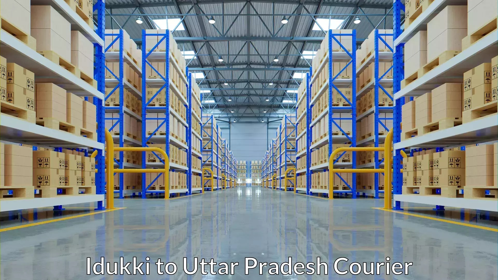 Pharmaceutical courier Idukki to Ghatampur