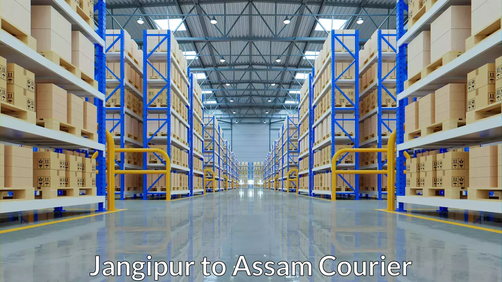 Courier service innovation in Jangipur to Dibrugarh