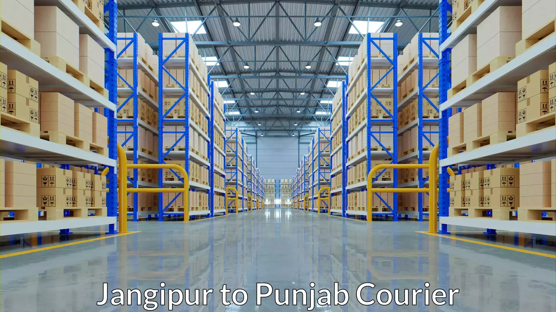 Local courier options Jangipur to Malout