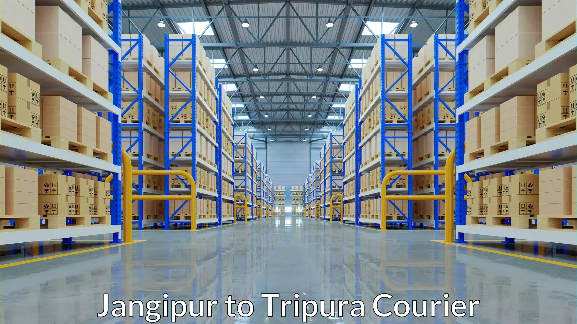 Modern parcel services Jangipur to Tripura