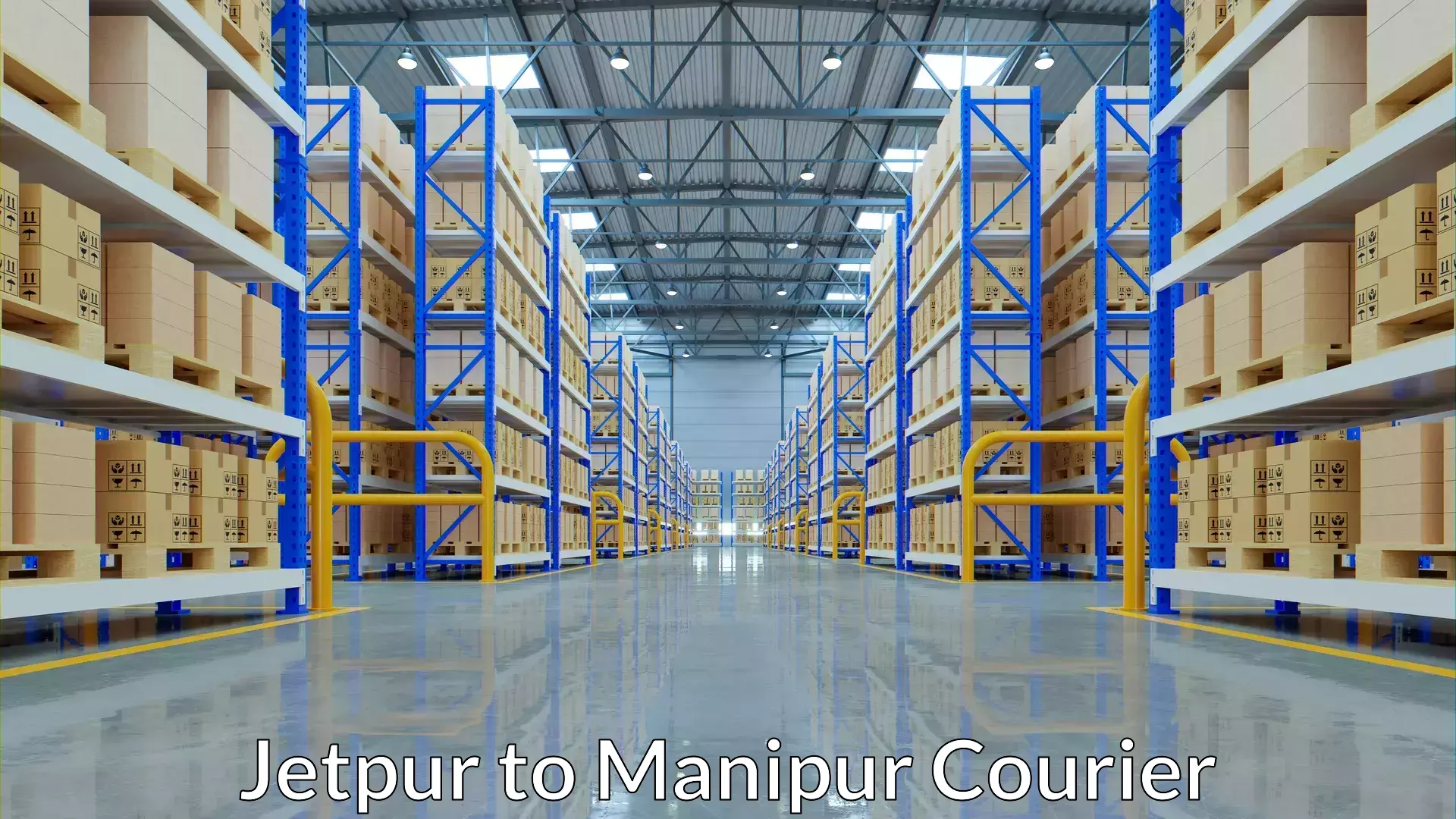 High-priority parcel service Jetpur to NIT Manipur