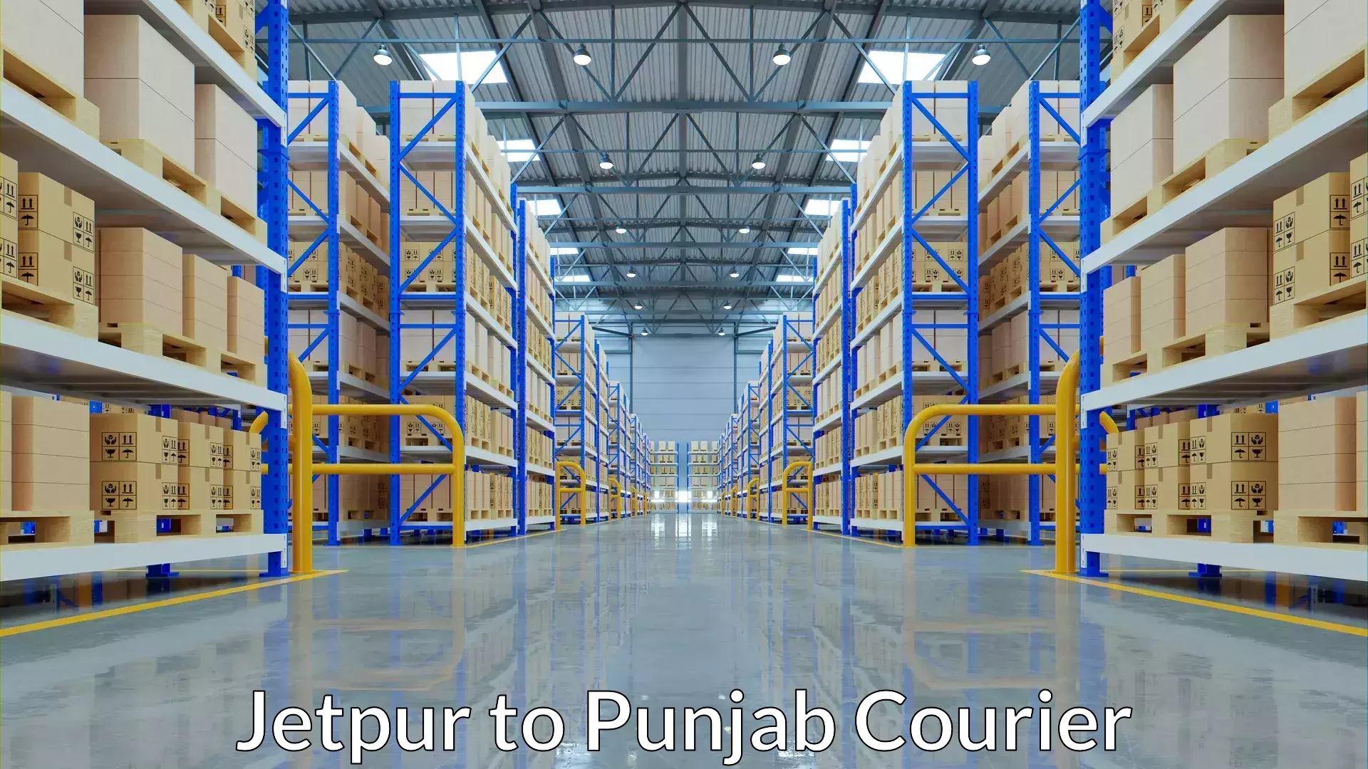 Multi-national courier services in Jetpur to Barnala