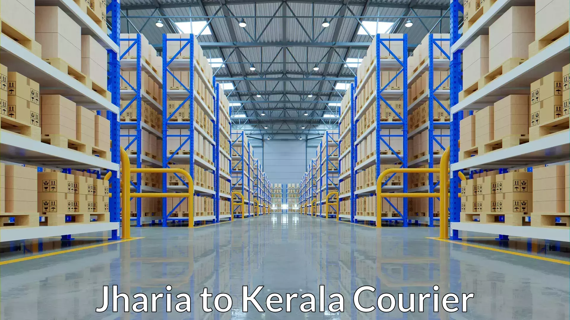 Multi-service courier options Jharia to Kerala