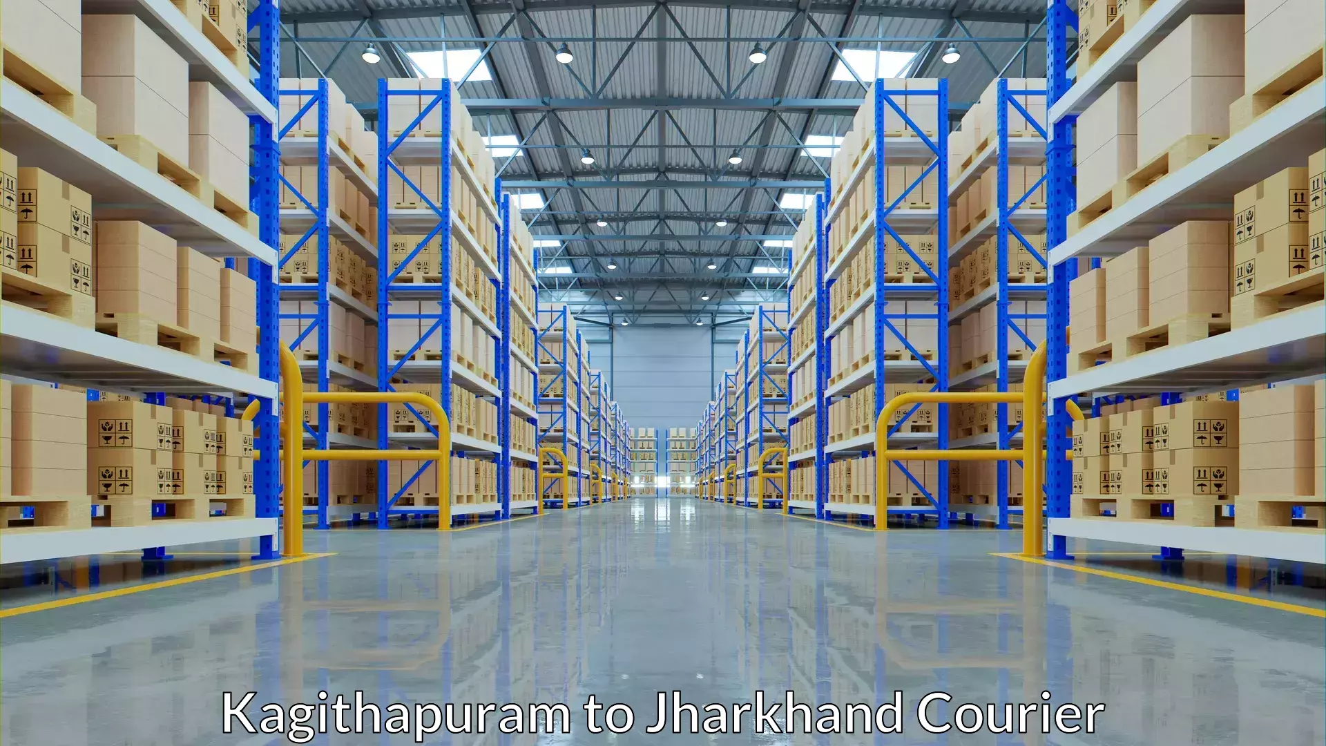 International courier networks Kagithapuram to Jharkhand