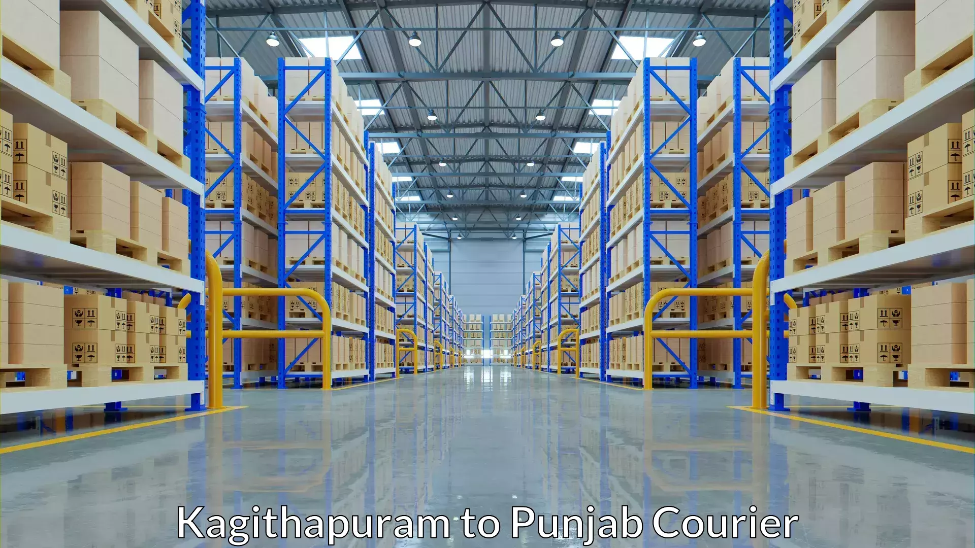 Dynamic parcel delivery Kagithapuram to Kapurthala