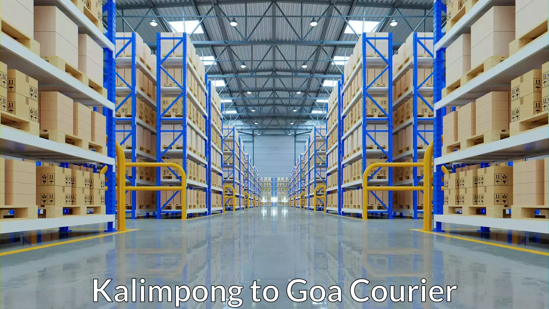 Comprehensive shipping network in Kalimpong to Goa