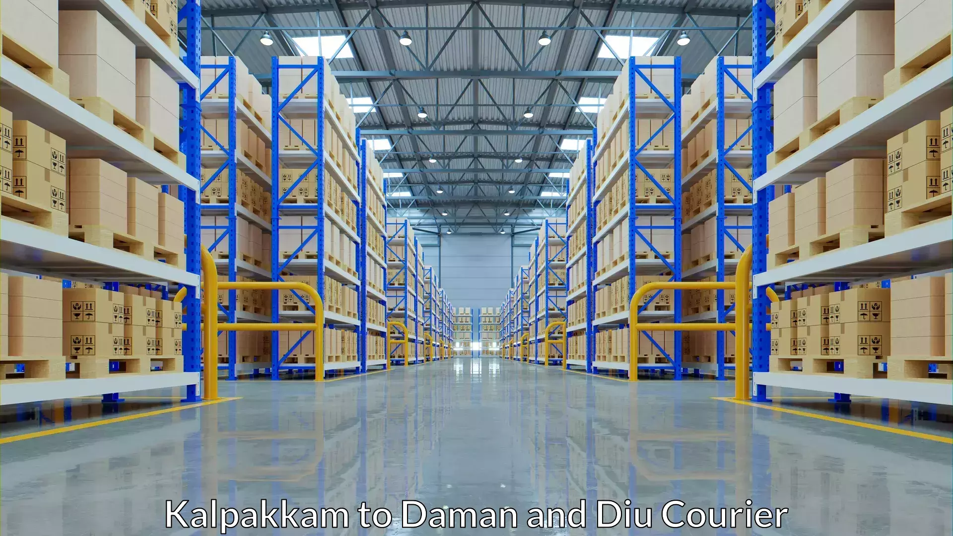 Reliable logistics providers Kalpakkam to Daman