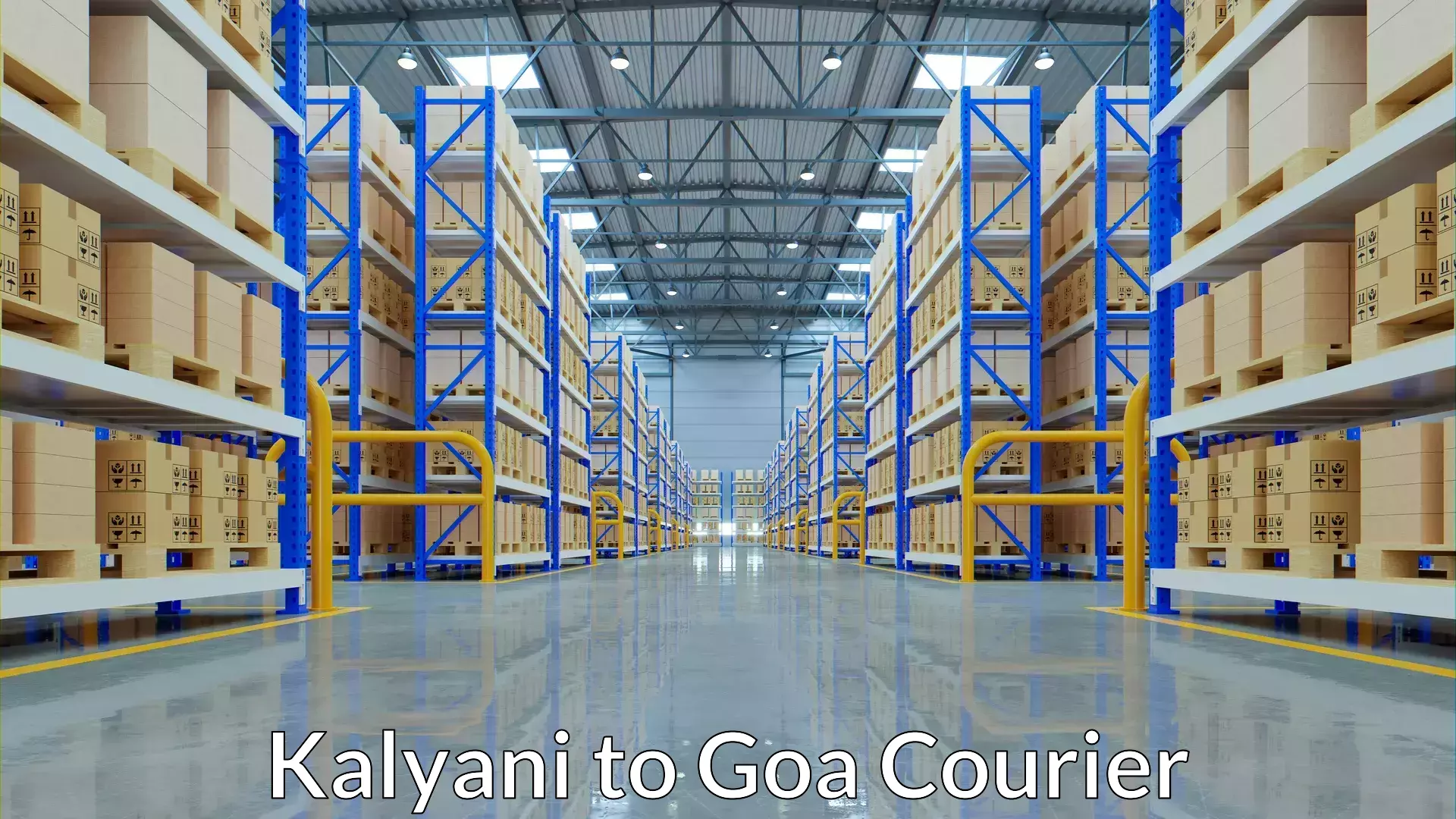 Dynamic parcel delivery Kalyani to Panaji