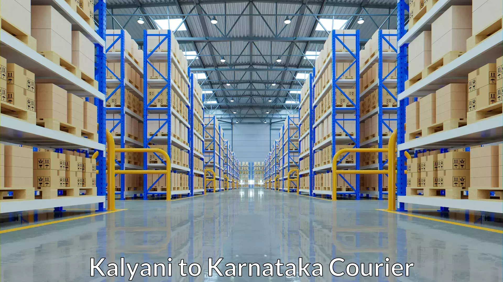 Full-service courier options Kalyani to Udupi