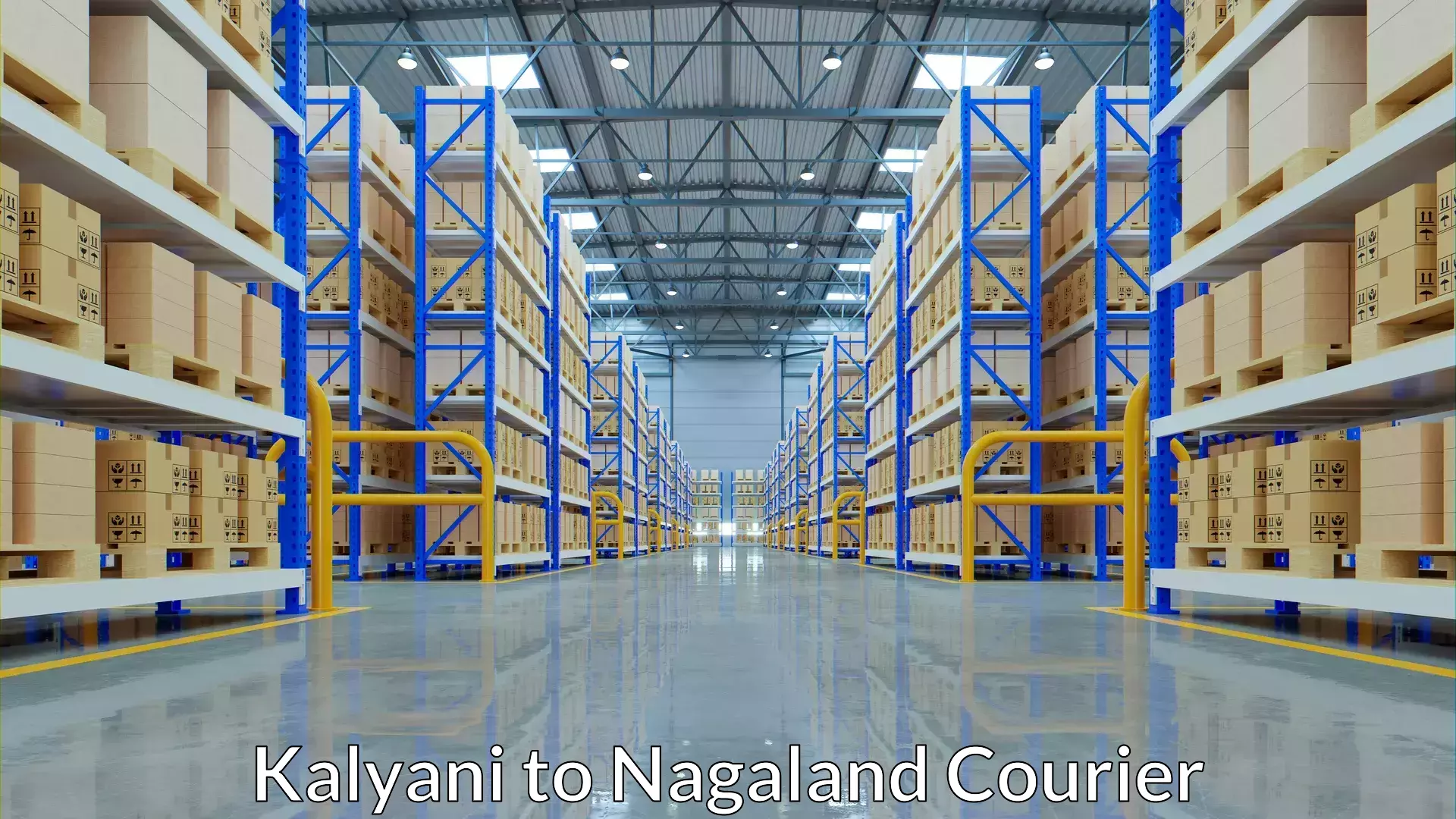 Smart parcel delivery Kalyani to Chumukedima