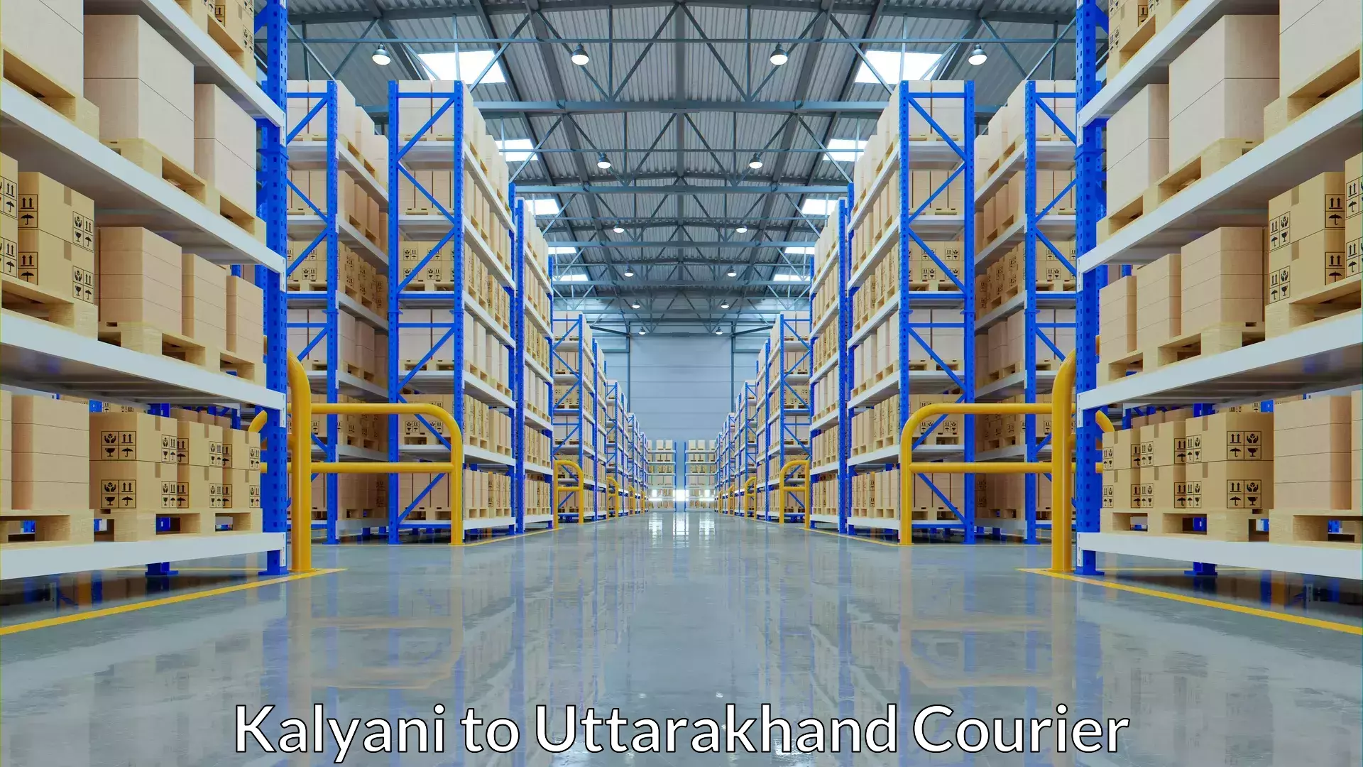 Express postal services Kalyani to Uttarakhand