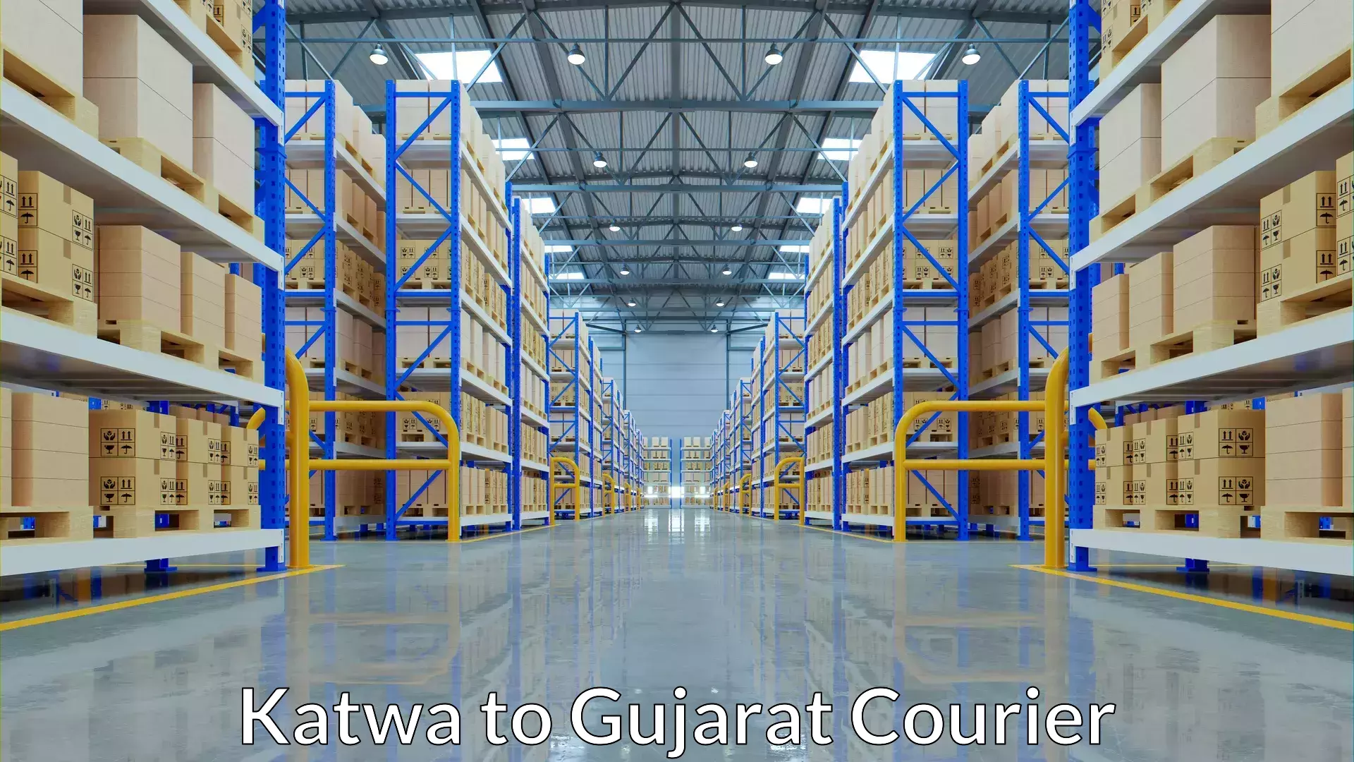 Residential courier service Katwa to Chotila