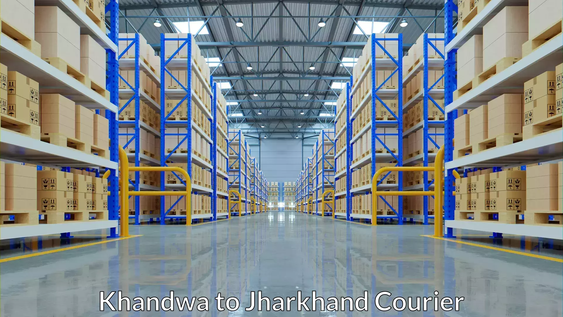 Custom courier rates Khandwa to Godabar Chatra