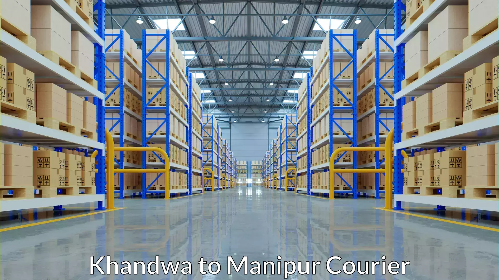 Expedited parcel delivery Khandwa to Manipur