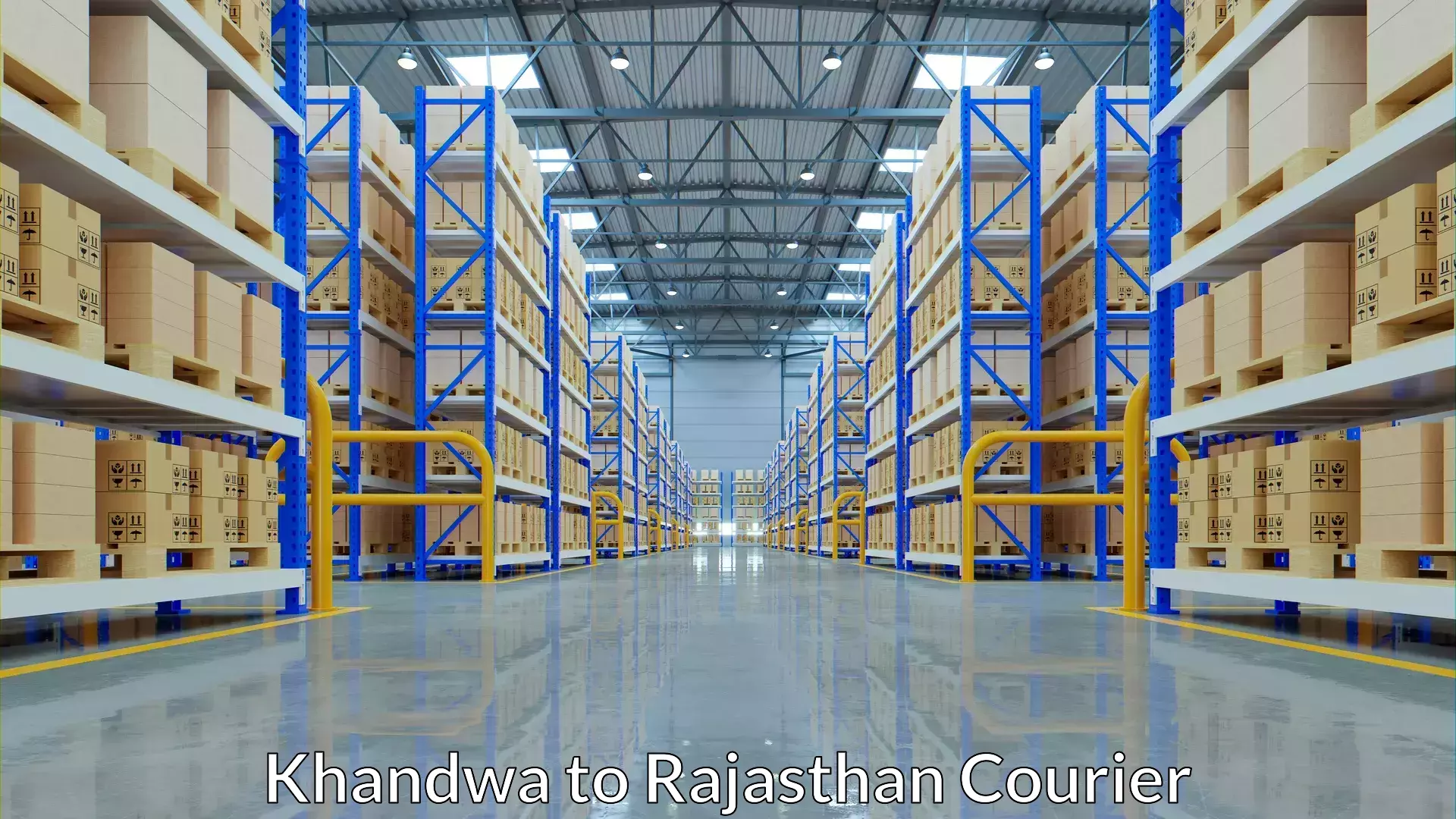 Next day courier Khandwa to Sanchore