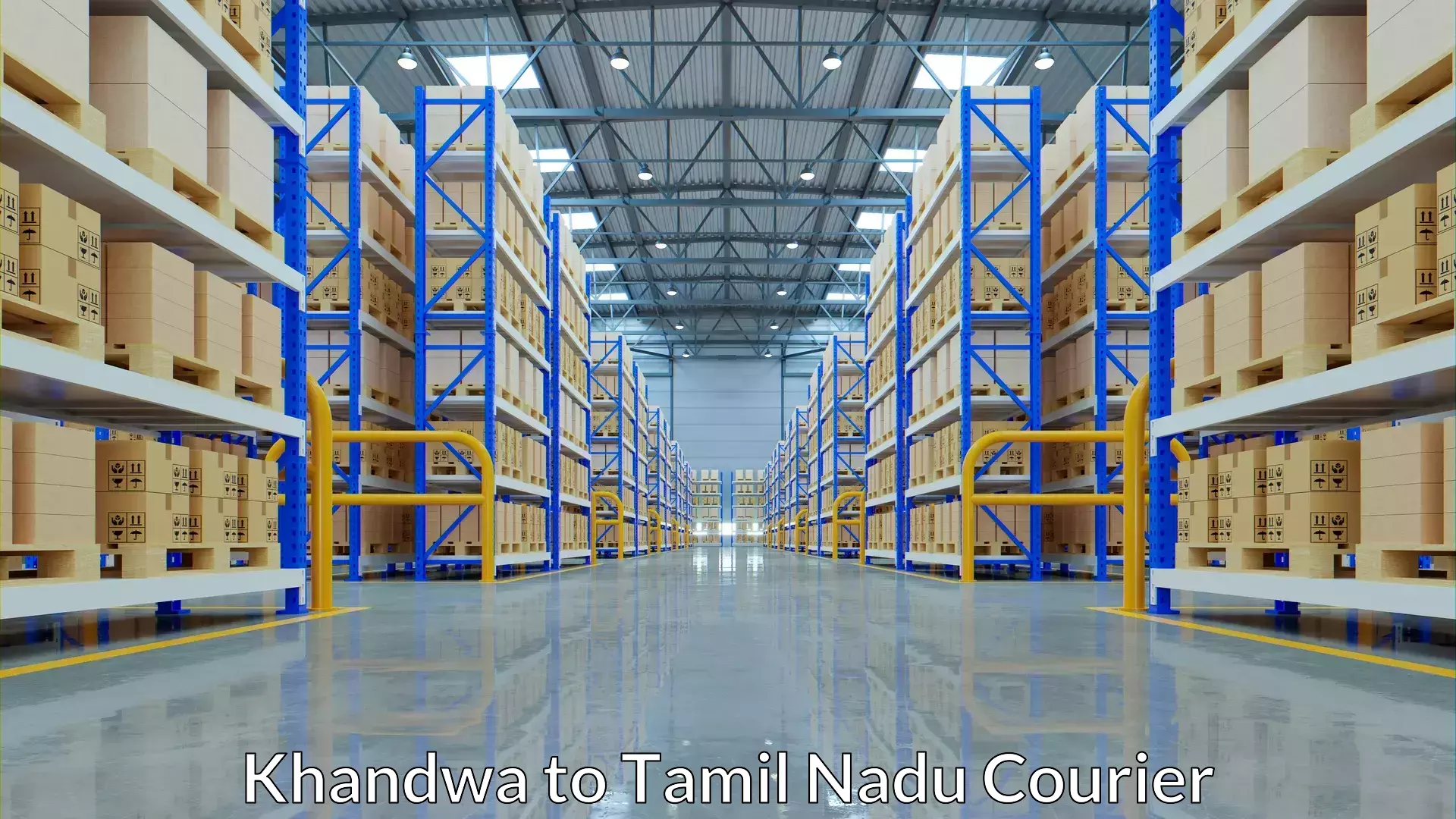 Quality courier services Khandwa to Vadipatti