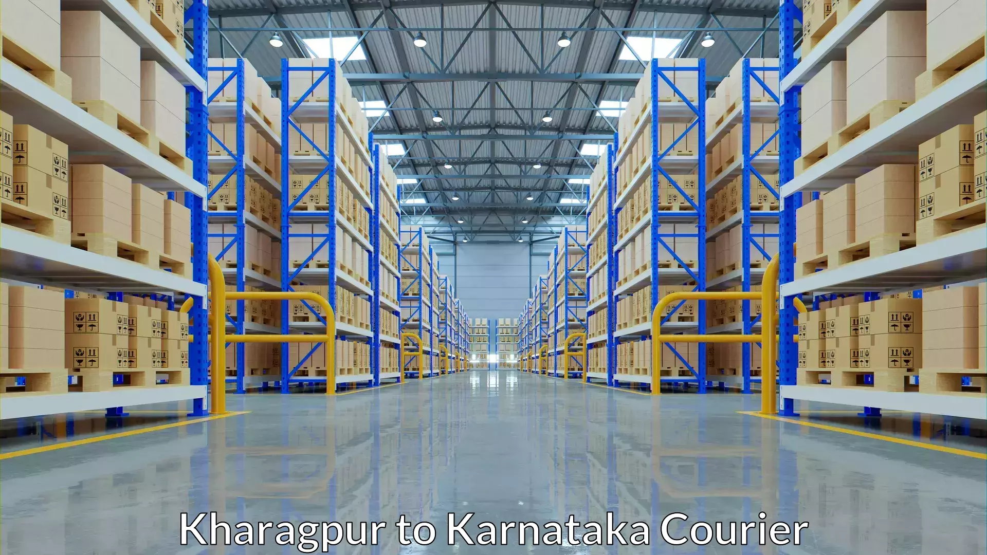 Custom courier strategies Kharagpur to Siddapur