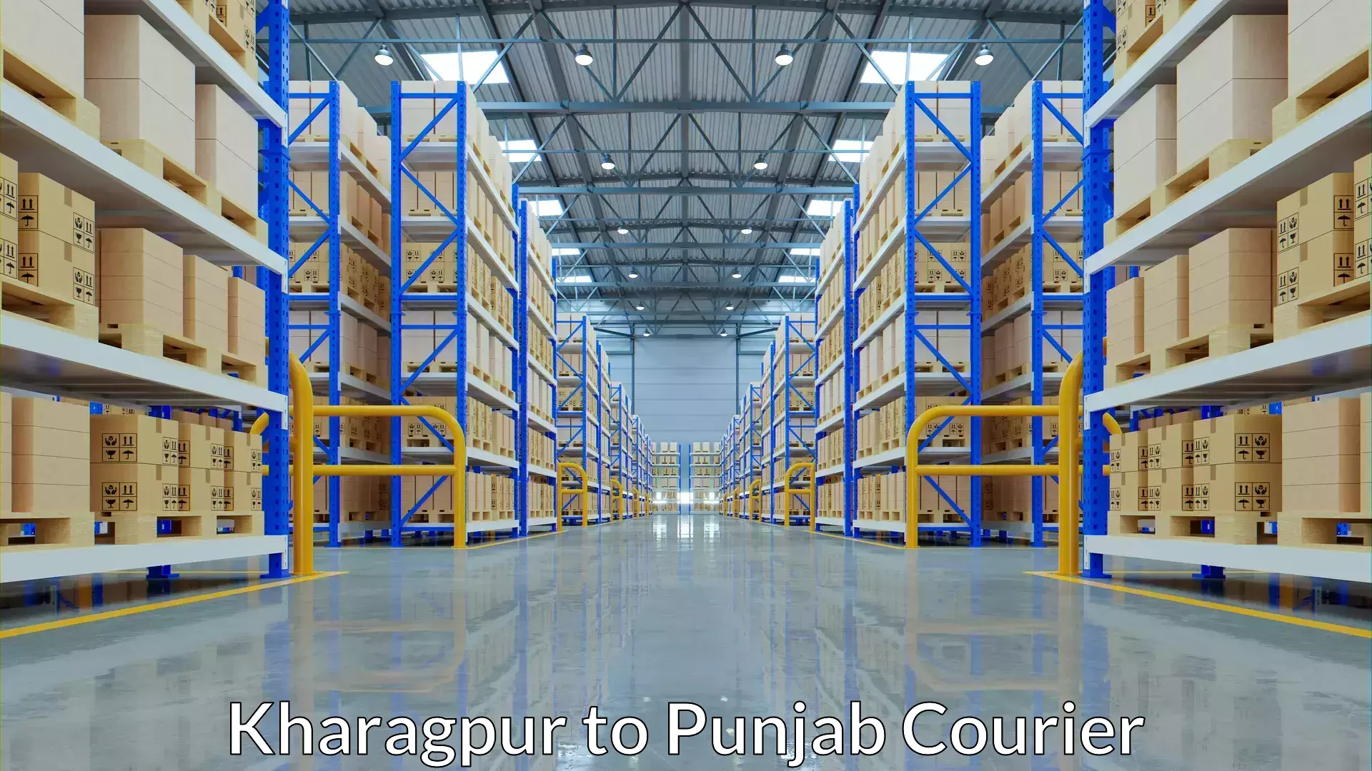 Custom courier packages Kharagpur to Barnala